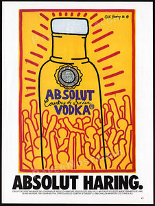 Absolut vodka x Keith Haring