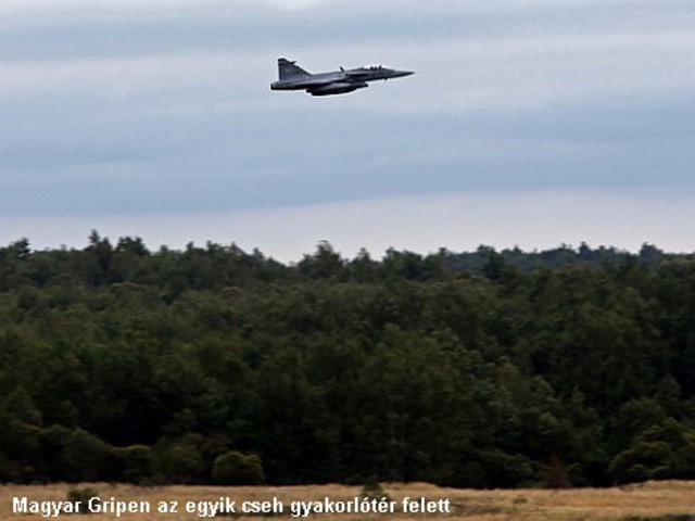 Magyar Gripenek a szlovén és a cseh légtérben