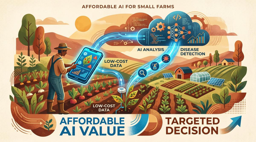 AgriTech demokratisieren: Wie kleine Betriebe KI kostengünstig nutzen können