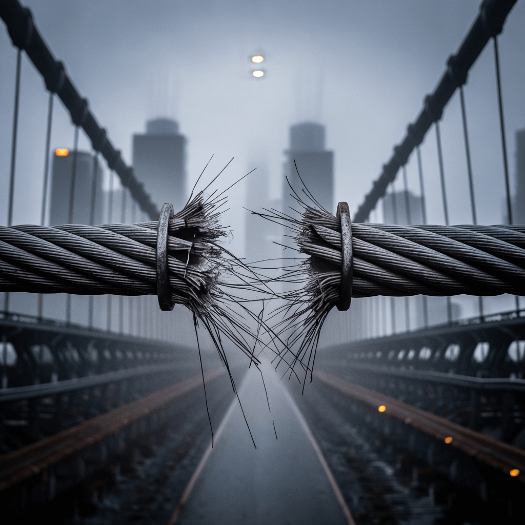 The Physics of Polarization: Modeling Civil Unrest as Cohesion Failure