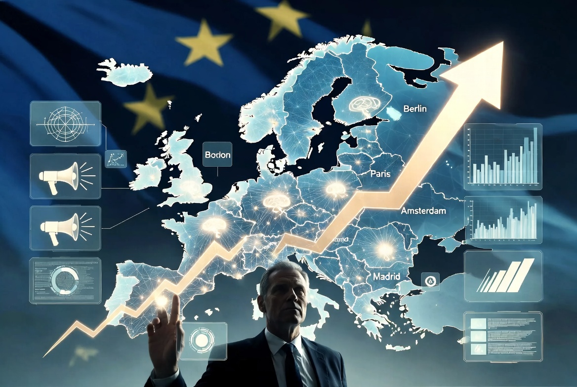 AI Marketing Ügynökség Európában: Hogyan Skálázhatják Gyorsabban Üzletüket az Európai Vállalkozások a Mesterséges Intelligencia Segítségével