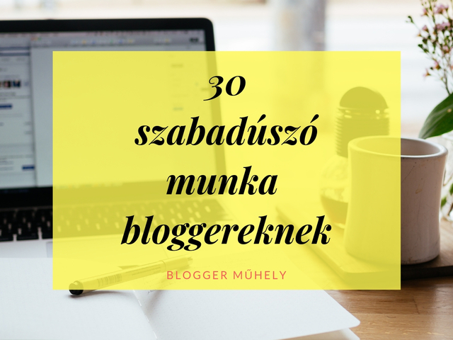 Blogger munka