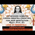 MYSTIC SIDDHA CHANT | FOR DEEP MEDITATION | MAHAVATAR BABAJI CAVE | SIDDHA KRIYA |सिद्धरहस्यमयीज्ञान