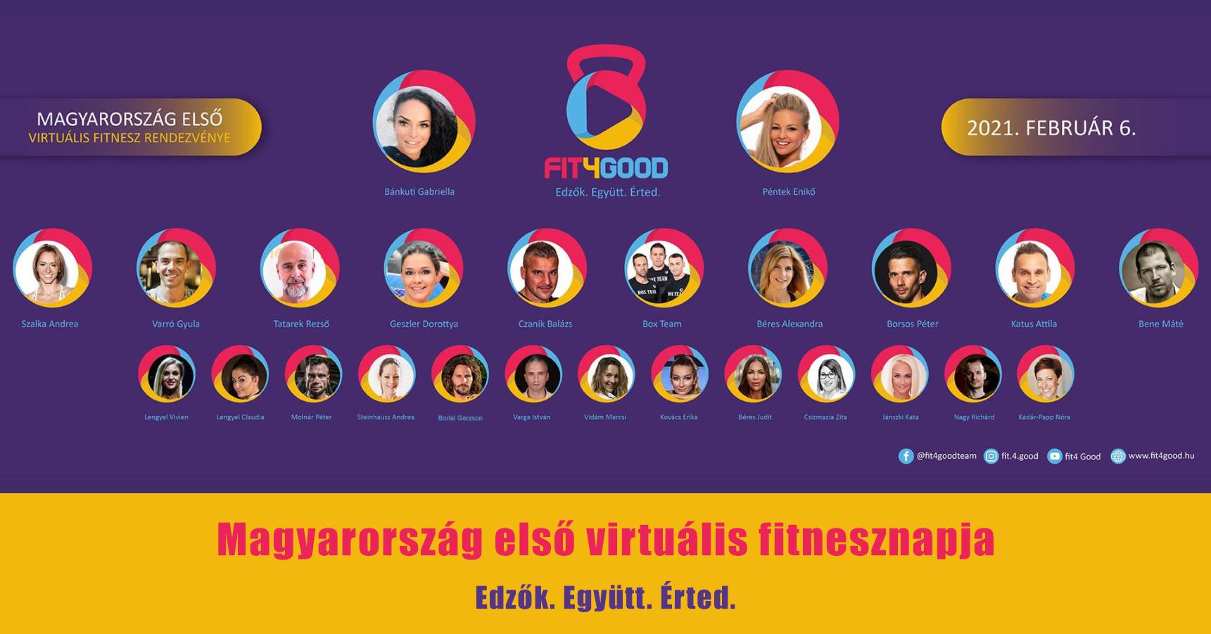 Jön az első virtuális fitnesz rendezvény, a Fit4Good