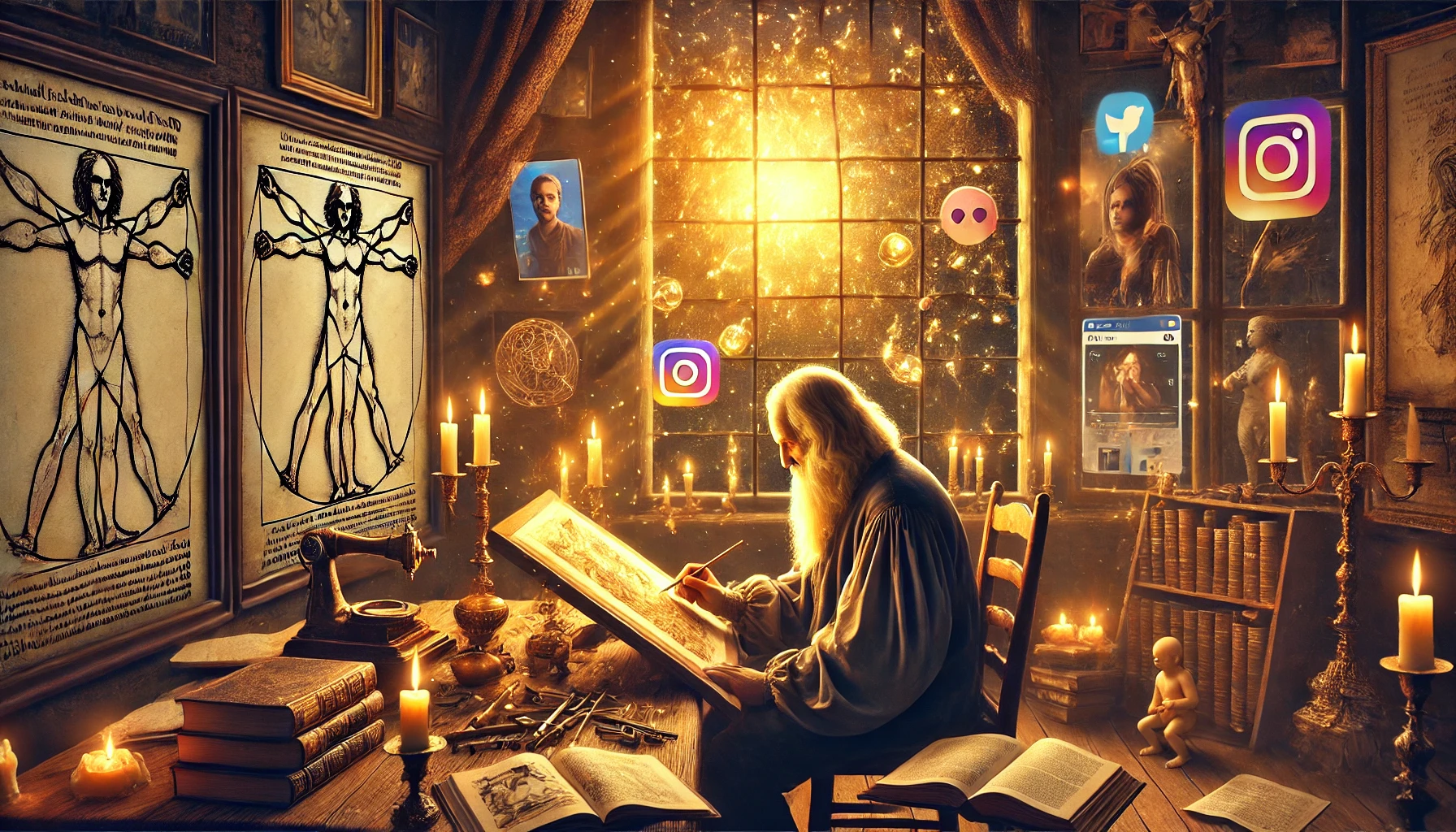 dall_e_2025-04-15_13_22_00_a_symbolic_and_poetic_image_reflecting_the_contrast_between_true_genius_and_modern_fame_leonardo_da_vinci_sits_in_a_candle-lit_renaissance_room_deep.webp