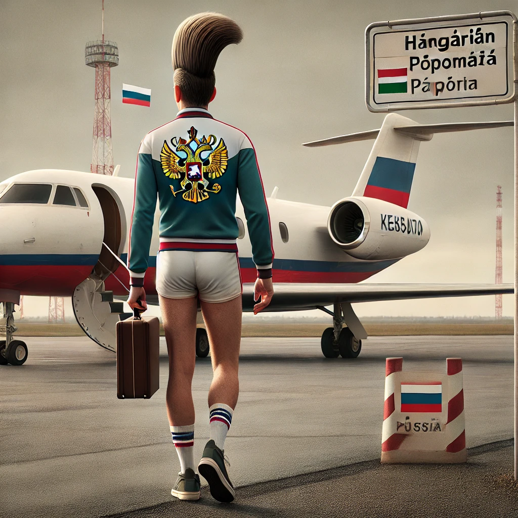 dall_e_2025-03-26_22_42_18_a_realistic_and_slightly_satirical_digital_illustration_showing_a_tall_man_walking_toward_a_private_jet_with_the_russian_flag_on_its_tail_the_man_is_1.webp