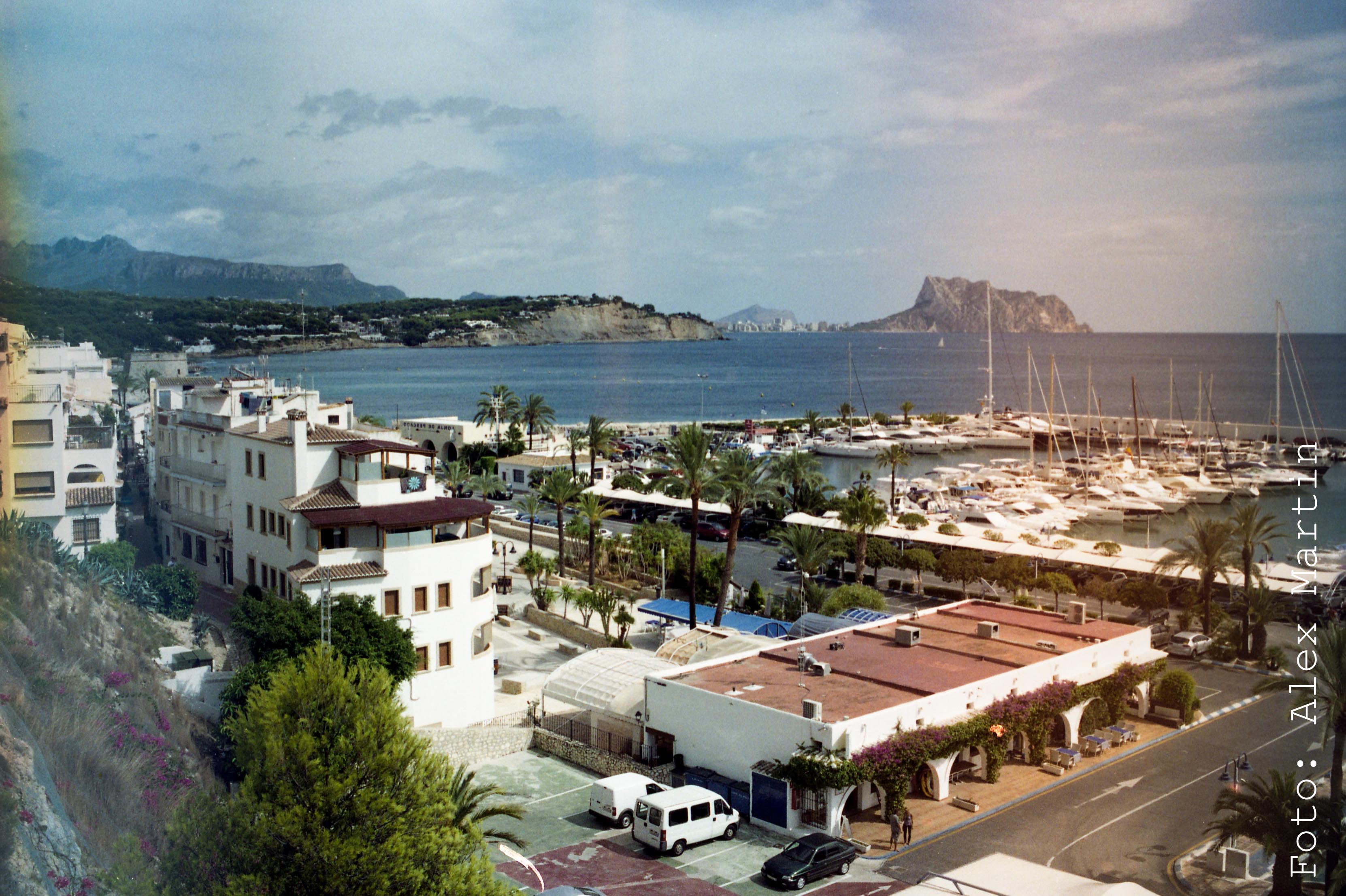 Moraira látkép