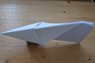 Papír repülő kísérlet