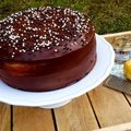Túrókrém és a csokoládé édes találkozása: túrókrémes-barackos torta