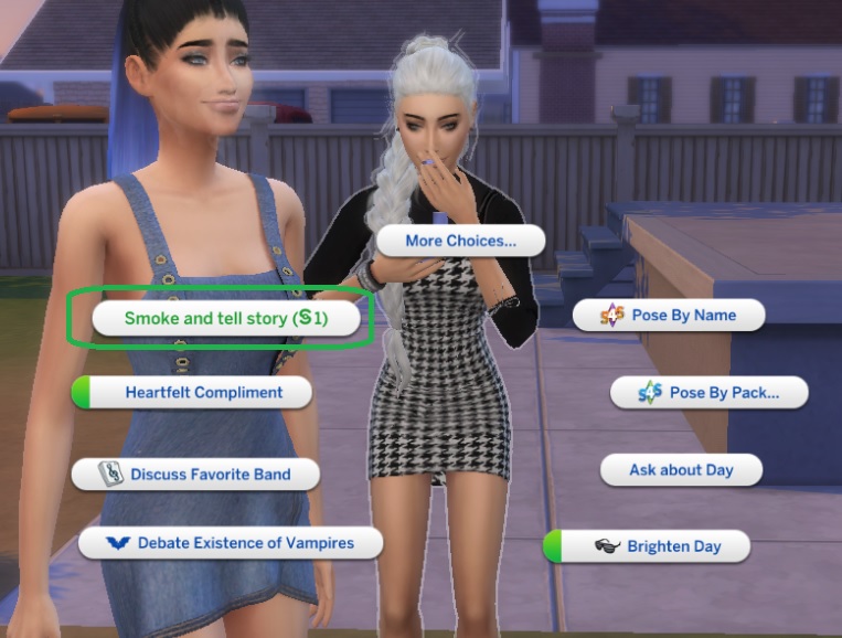 sims 4 smoking mod cancer