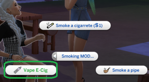 sims 4 smoking cigar mod