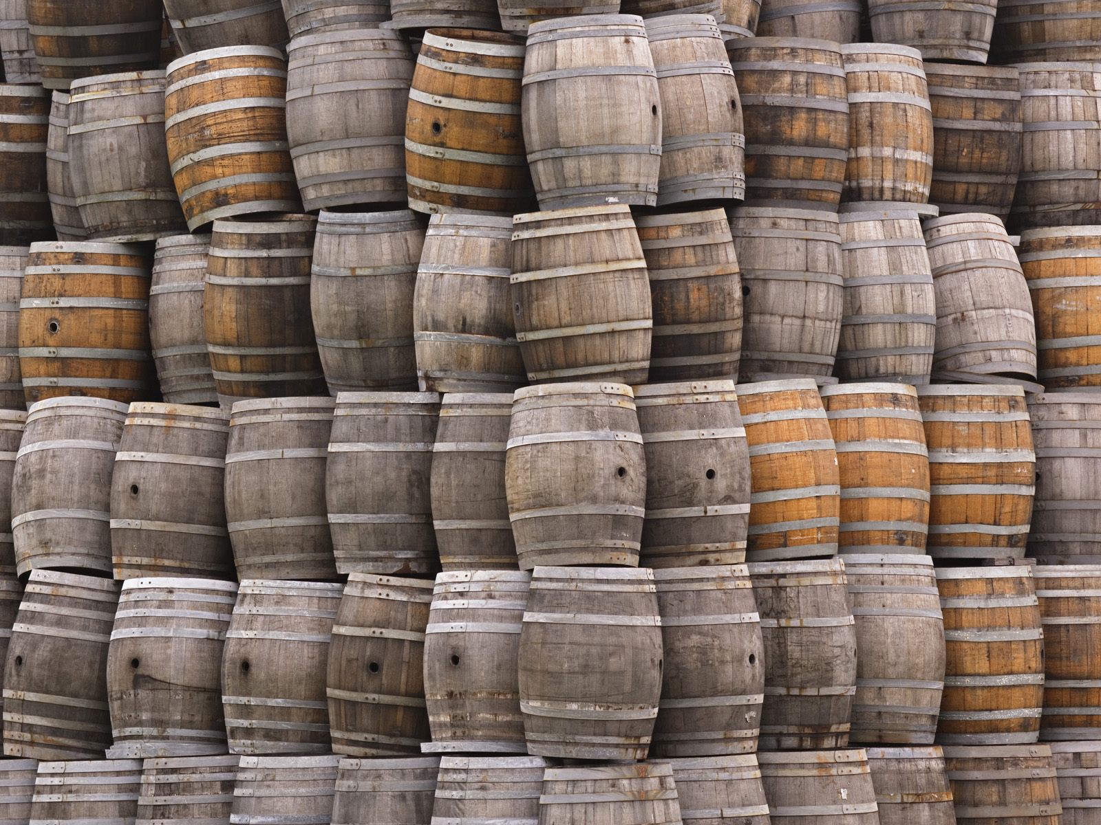 Stacked Wine Barrels, Napa Valley, California.jpg