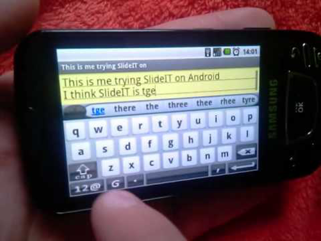 SlideIT keyboard