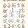 Actions Vocabulary 2 (Crossword)