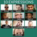 Facial expressions / Arckifejezések