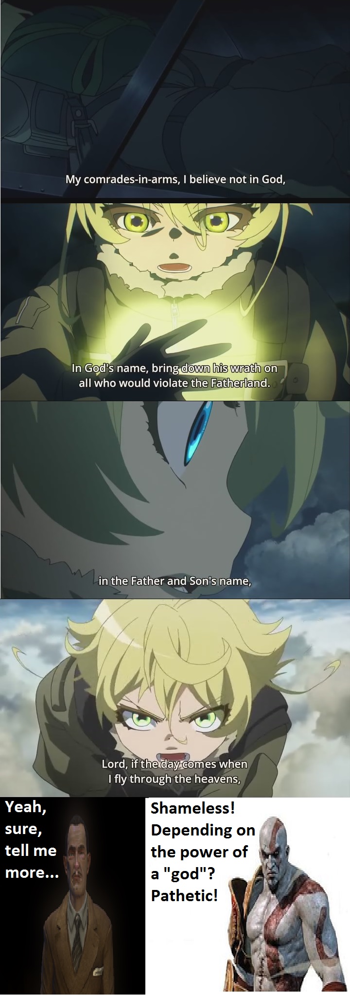 DEUS vs A LOLI DO MAL  Impressões Youjo Senki #03 