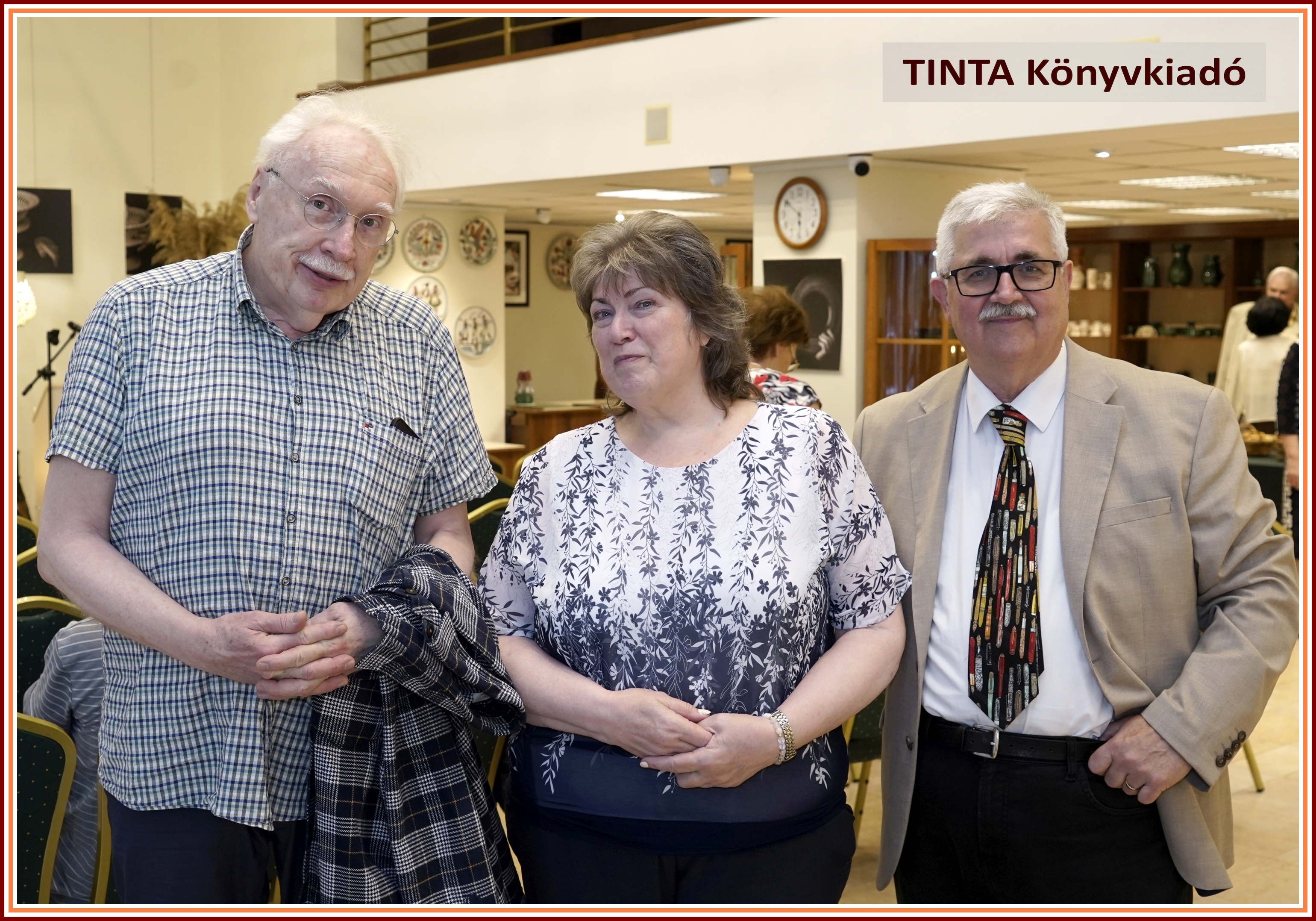 Cseresnyési László, Ara Rauch és Kiss Gábor [TINTA Könyvkiadó archívuma]