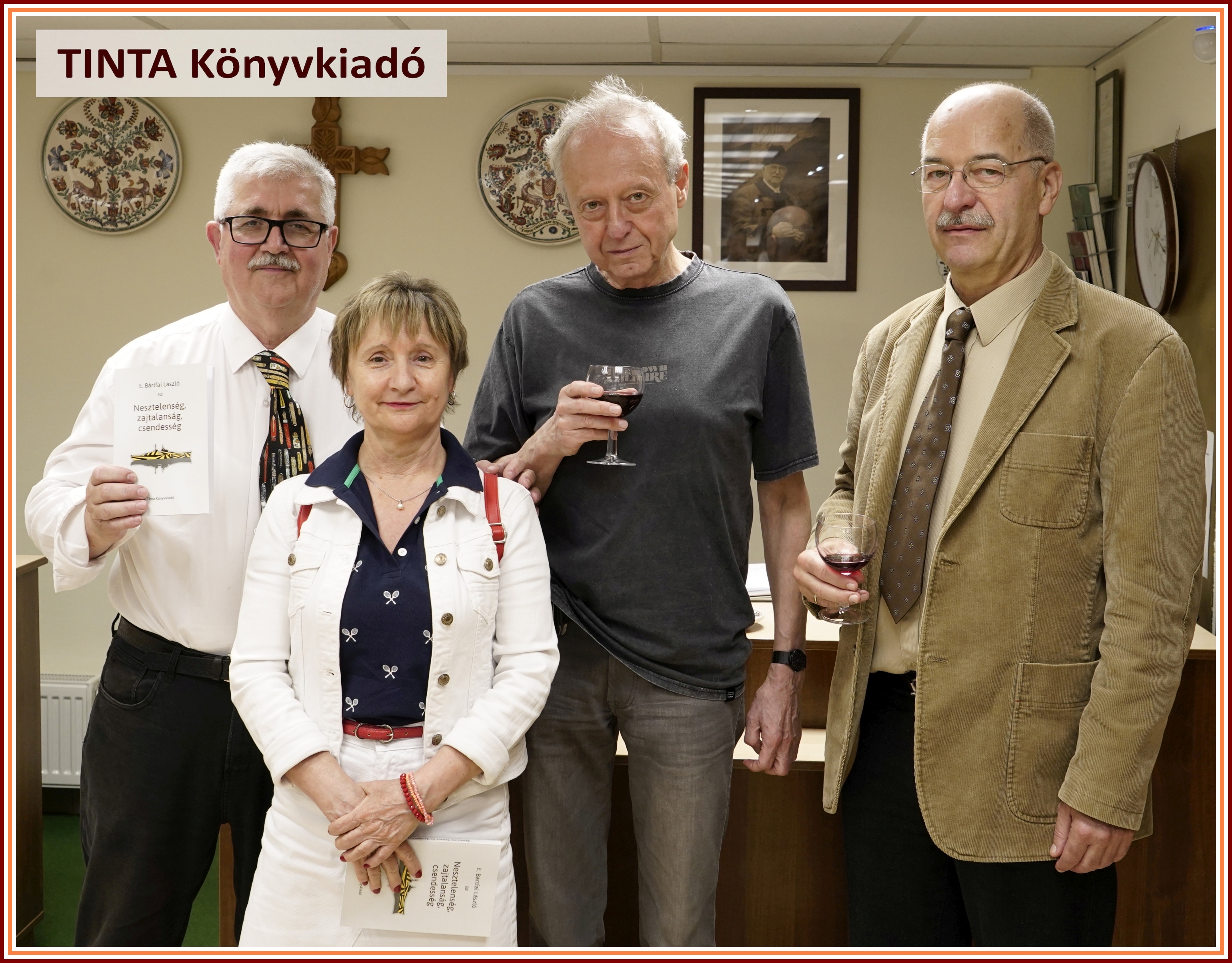 Kiss Gábor, Kiss Klára, E. Bártfai László és Frenyó Zoltán [TINTA Könyvkiadó archívuma]