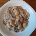 Gombás-tejfölös gnocchi