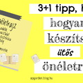 3+1 tipp, hogy hogyan készíts ütős önéletrajzot