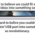 iPad + USB port