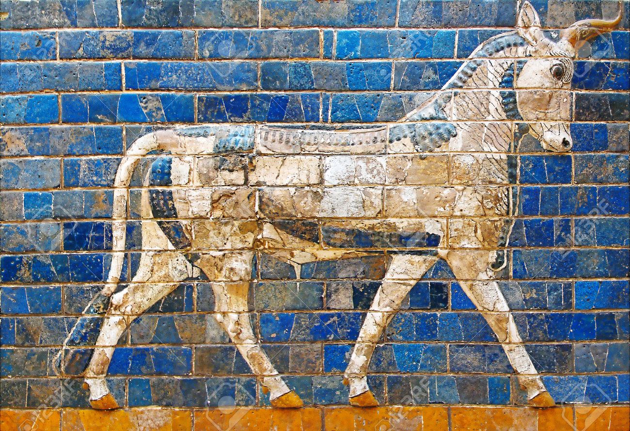 53439904-ancient-mosaic-on-the-ishtar-gate-wall-with-mythical-bull-istanbul-museum-babylonian-mosaic-fragment.jpg