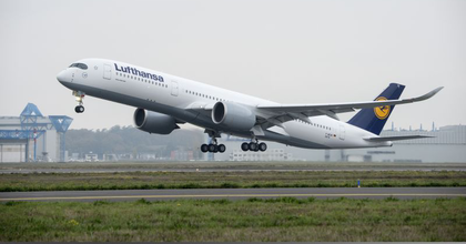 Airbus A350-es gép látogat a budapesti reptérre