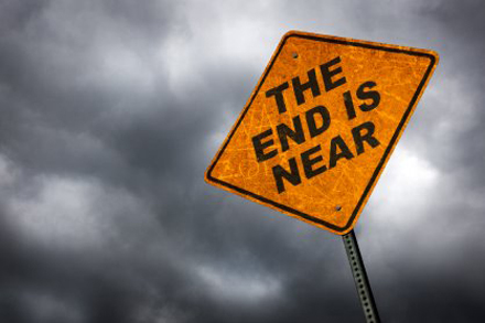 End of World the end is near sign.jpg
