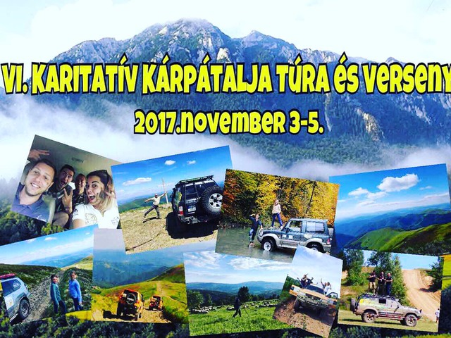 VI. Karitatív Kárpátalja Túra és Verseny, 2017.11.03-05.