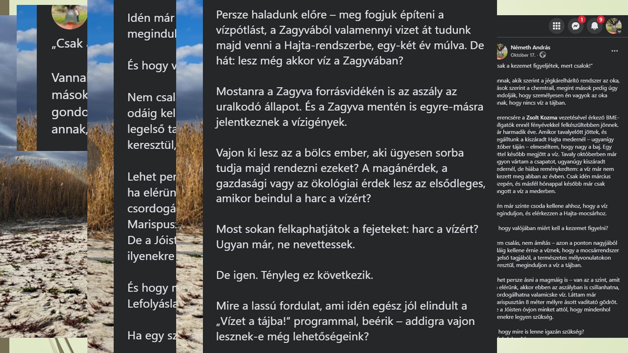 Szeretek az előadás közben kalandozni. A vízháborús bejegyzés azért lehet nem minden nap hangzik még el. De kezdjük csak emésztgetni.