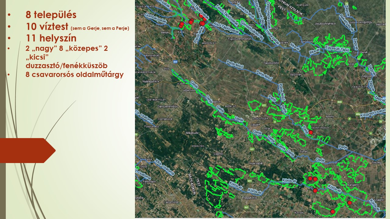Sok beavatkozási pont, és ezek dntő hányada nem saját vagyonkezelt területen! Hisz a vízmegtartás nem ingatlanjogi kérdés, az ingatlanjogászoknak adott a feladat, nem az hogy megmondják miért nem lehet, hanem az hogy megmondják, hogyan lehet.