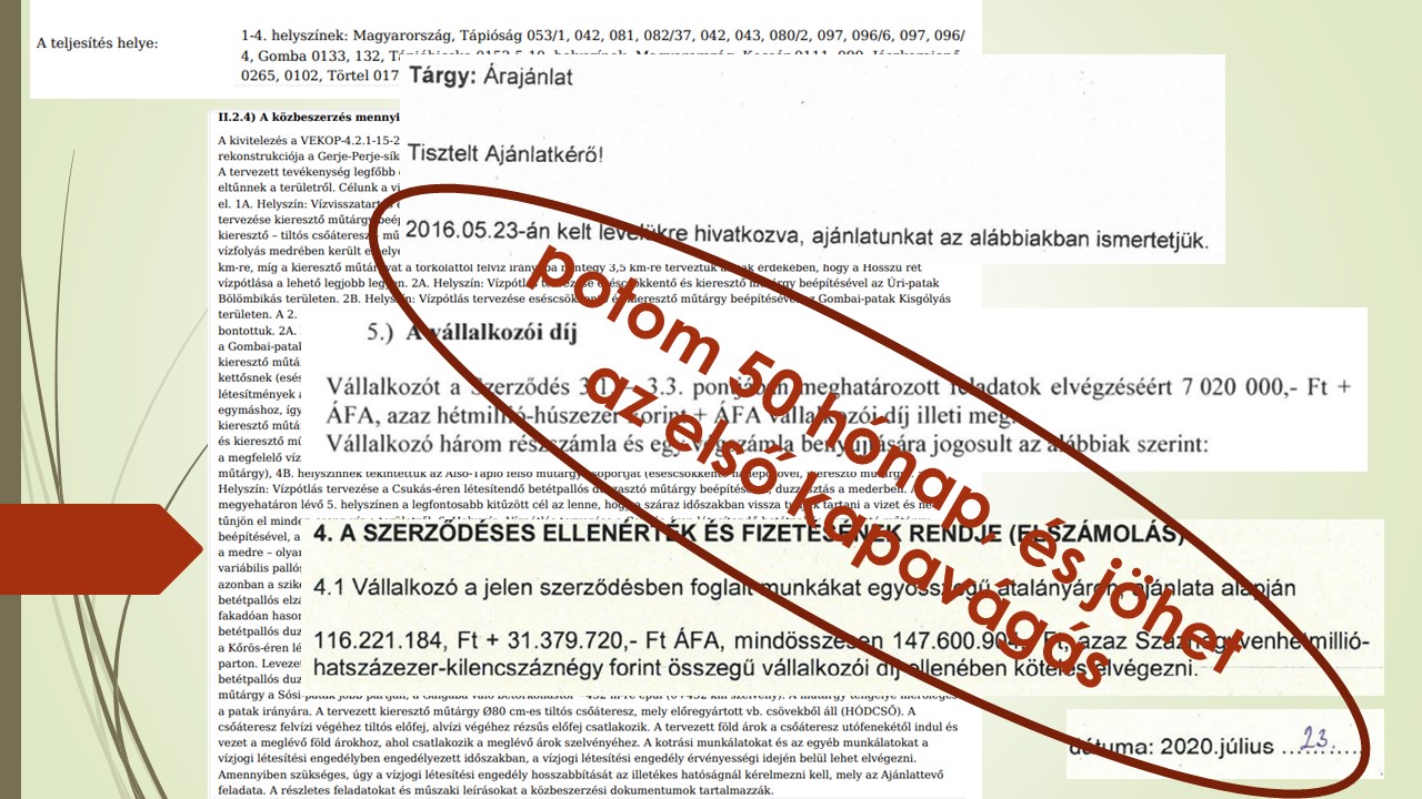Itt nem a szöveg a lényeg hanem a dátumok. A tervezés megkezésétől a kivitelezési szerződésig több mint 4 év telt el. Iszonyatosan lassú egy gyorsuló összeomlásban.