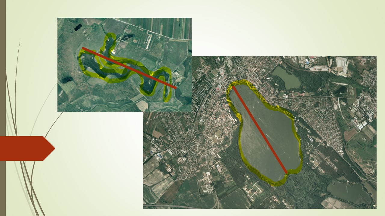 A Pákra nem kicsi. Az a piros vonal kb 2,1km ilyen hosszú a Tatai-öreg tó. Hektárban persze nyer, de szegélyben (ugye emlékeztek)