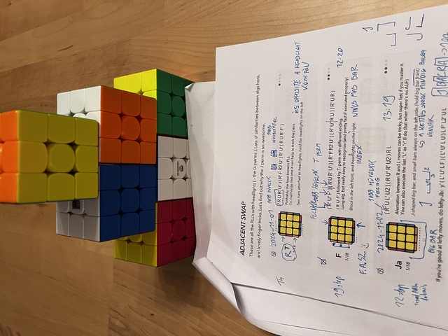 Rubik kocka tanulás - megvan a teljes PLL!