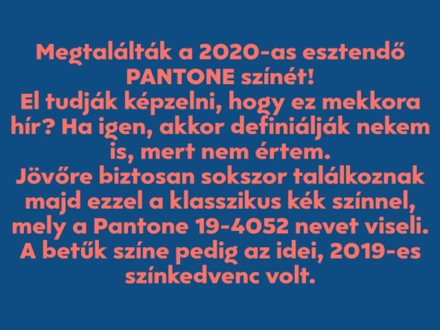 2020 színe