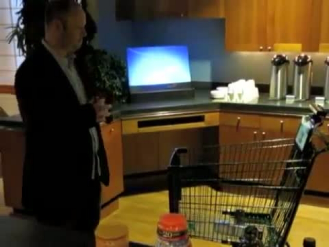 Követ a boltban a jövő bevásárlókocsija