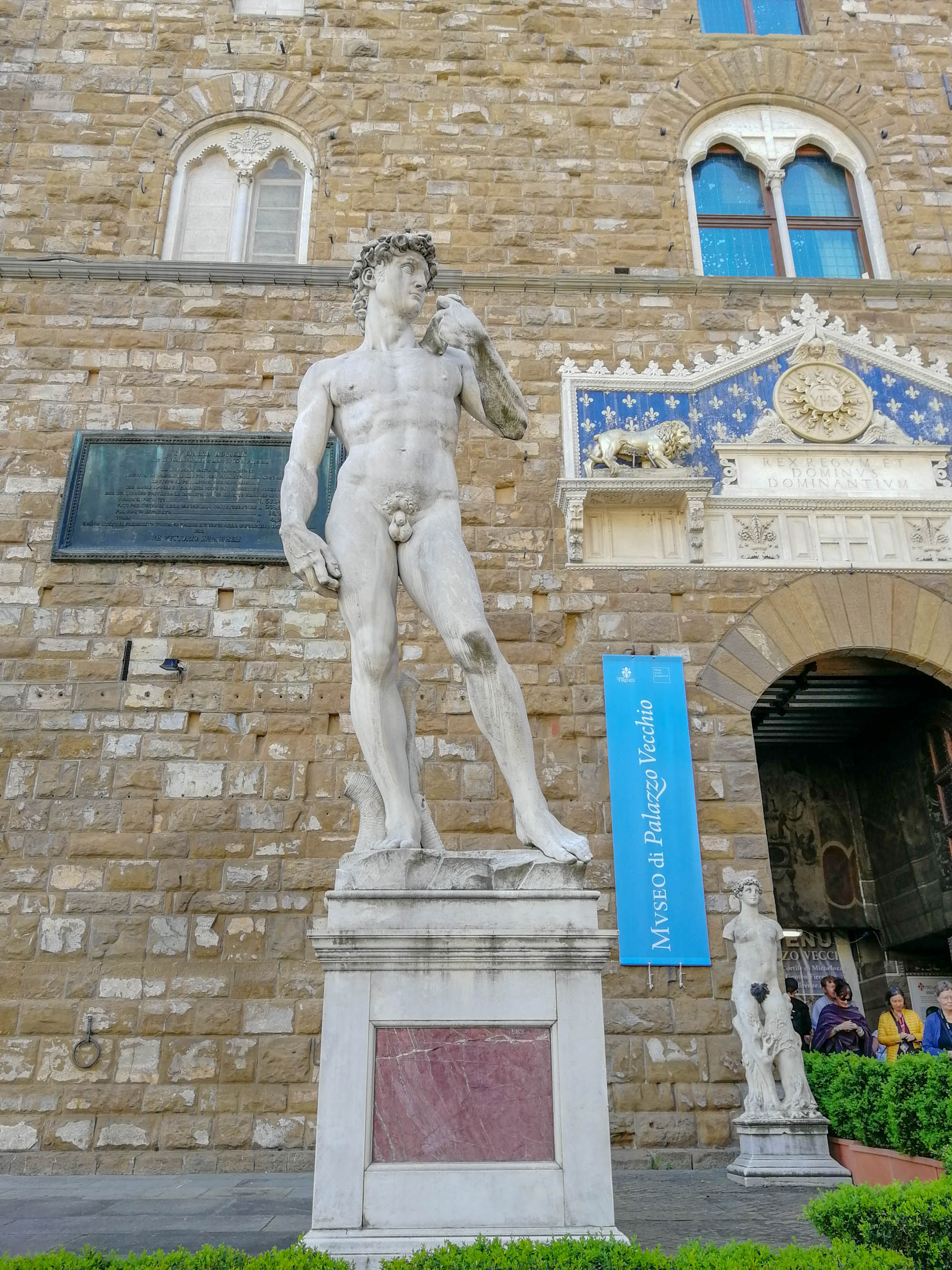 Uffizi előtti Dávid szobor másolat, Firenze
