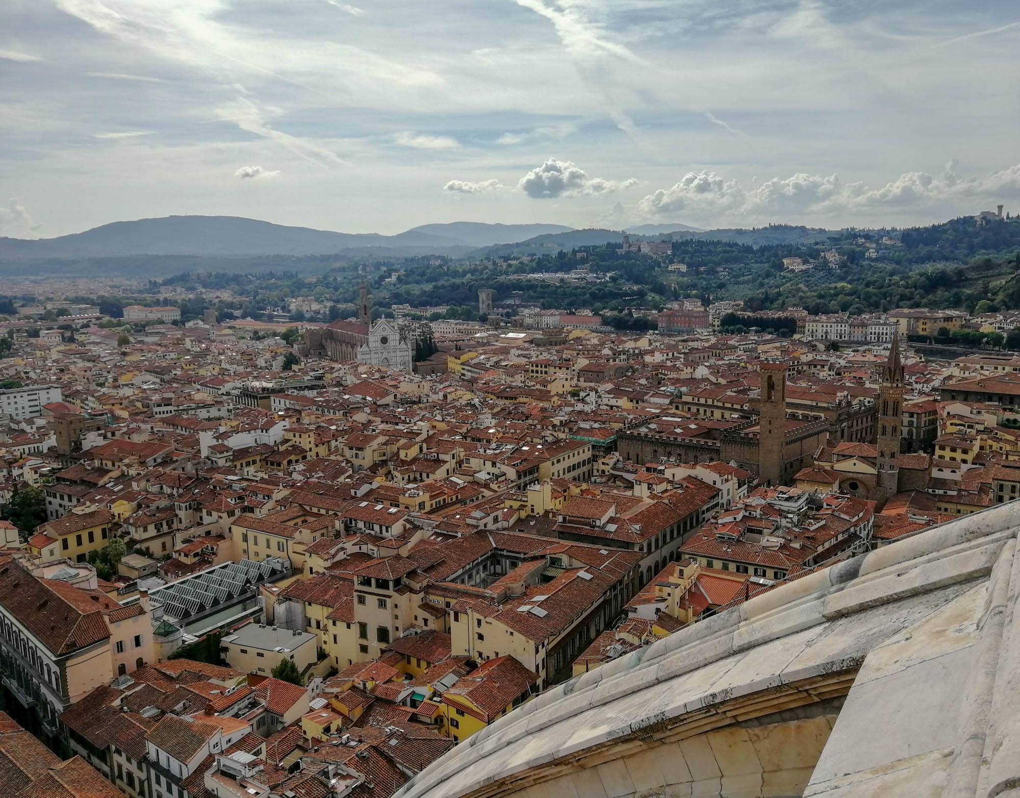 Dóm tetejéről, Firenze