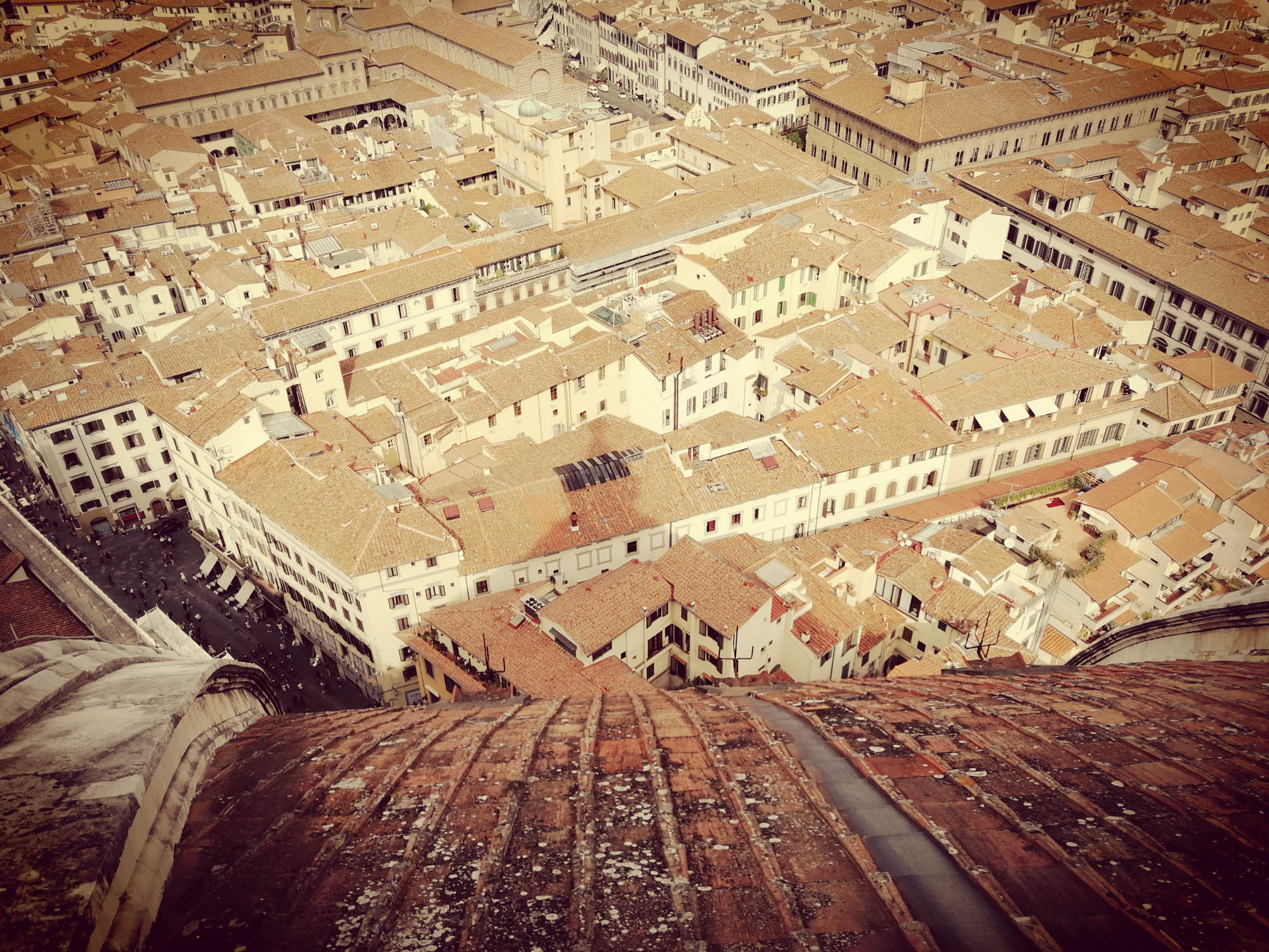 Dóm tetejéről, Firenze