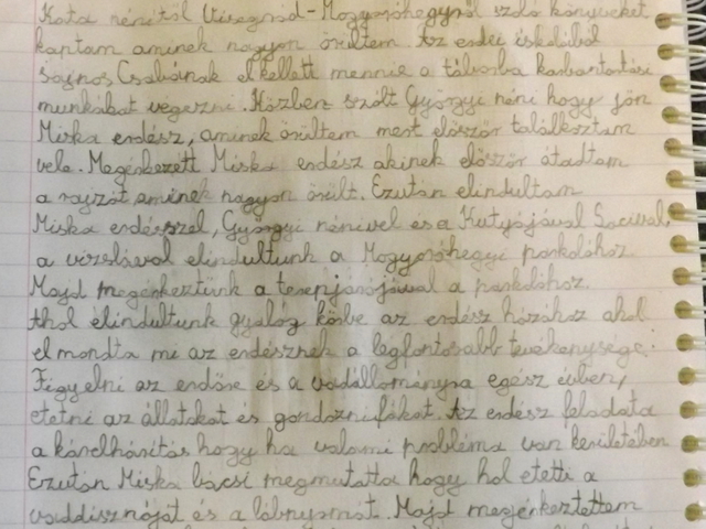 Zalán Naplója - Visegrádi Erdészet Mogyóróhegy kerület és a Madas László Erdészeti Erdei Iskola..