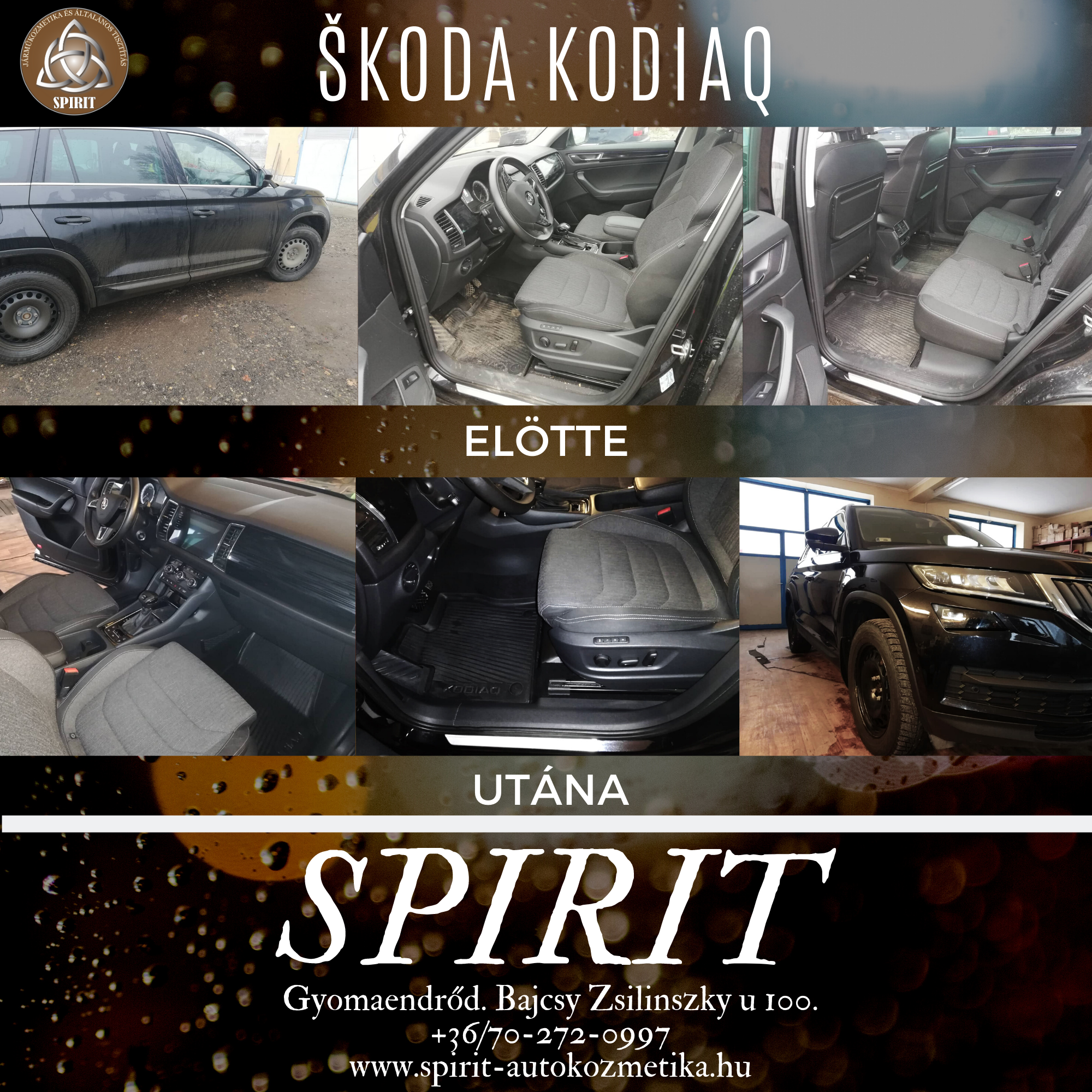 Bérlettel érkezett a SPIRIT AUTÓKOZMETIKÁBA a ŠKODA Kodiaq