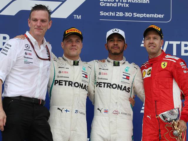 Ajándékgyőzelem a Mercedestől? Hamilton az Orosz nagydíj győztese.