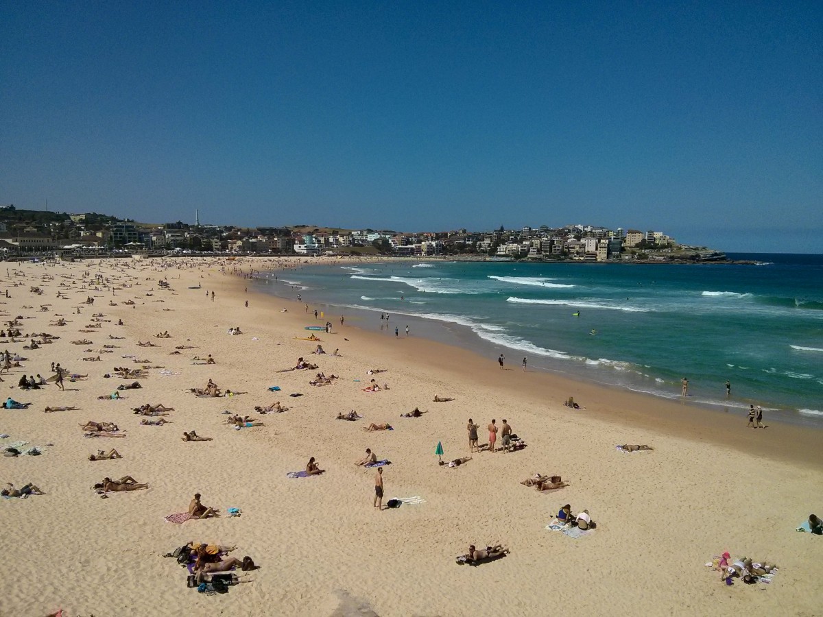 Bondi beach, még nem főszezonban