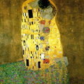 Gustav Klimt-Csók