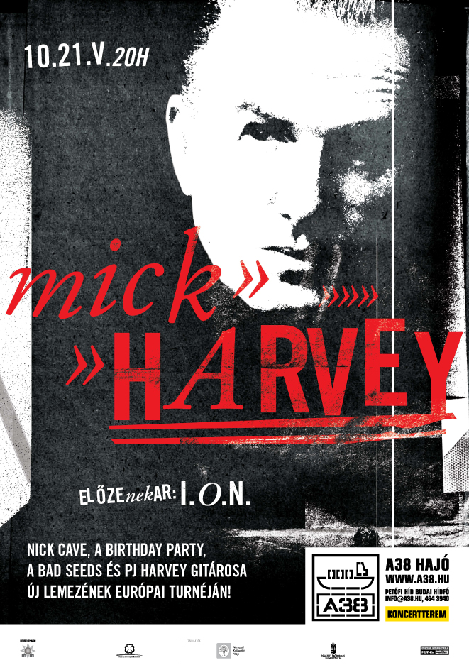 Mick Harvey vasárnap este a Hajón