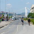 Kerékpárral oda-vissza a Duna-parton a Belvároson keresztül