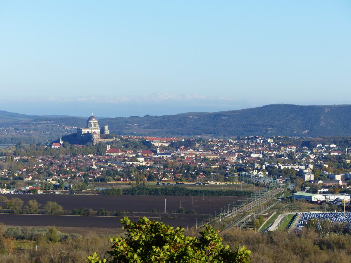 Kilátás Esztergom felé