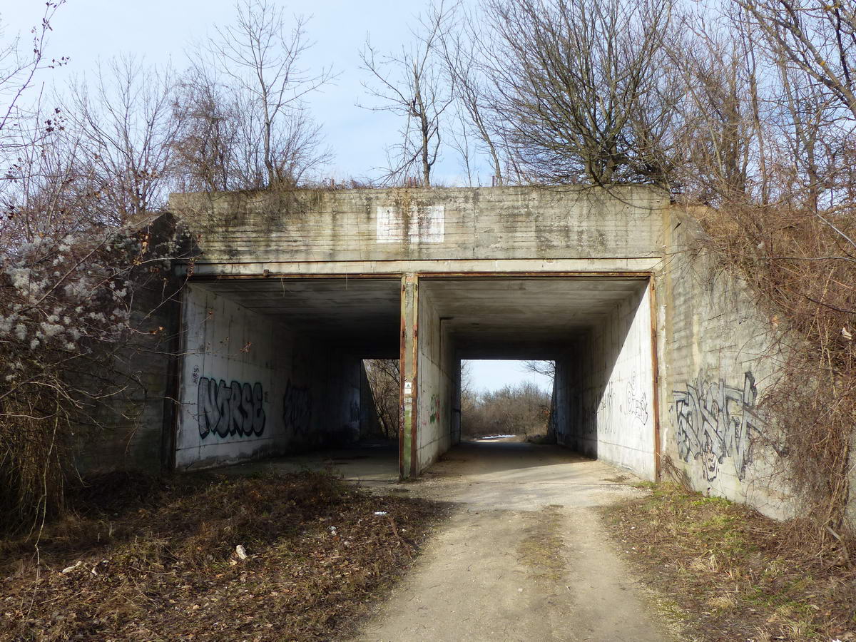 A volt támaszpont jelenlegi bejárata egy bunkeren vezet át