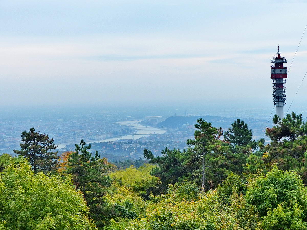 Kilátás Budapest belvárosára