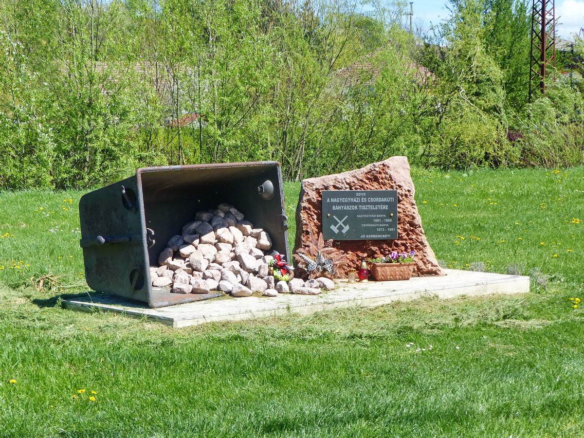 Bányászemlékmű Nagyegyházán